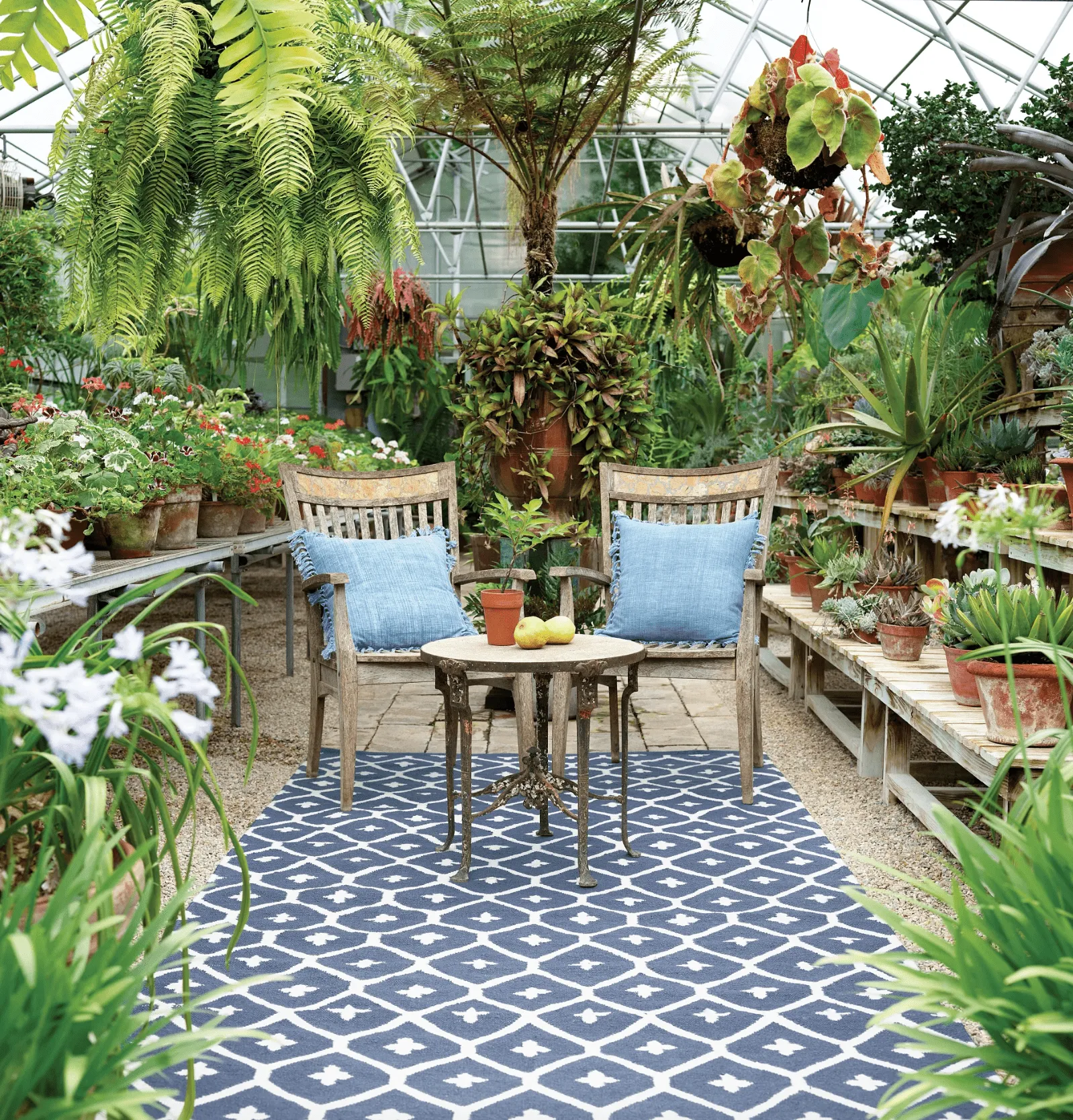 Elizabeth Navy - Indoor/Outdoor Rug