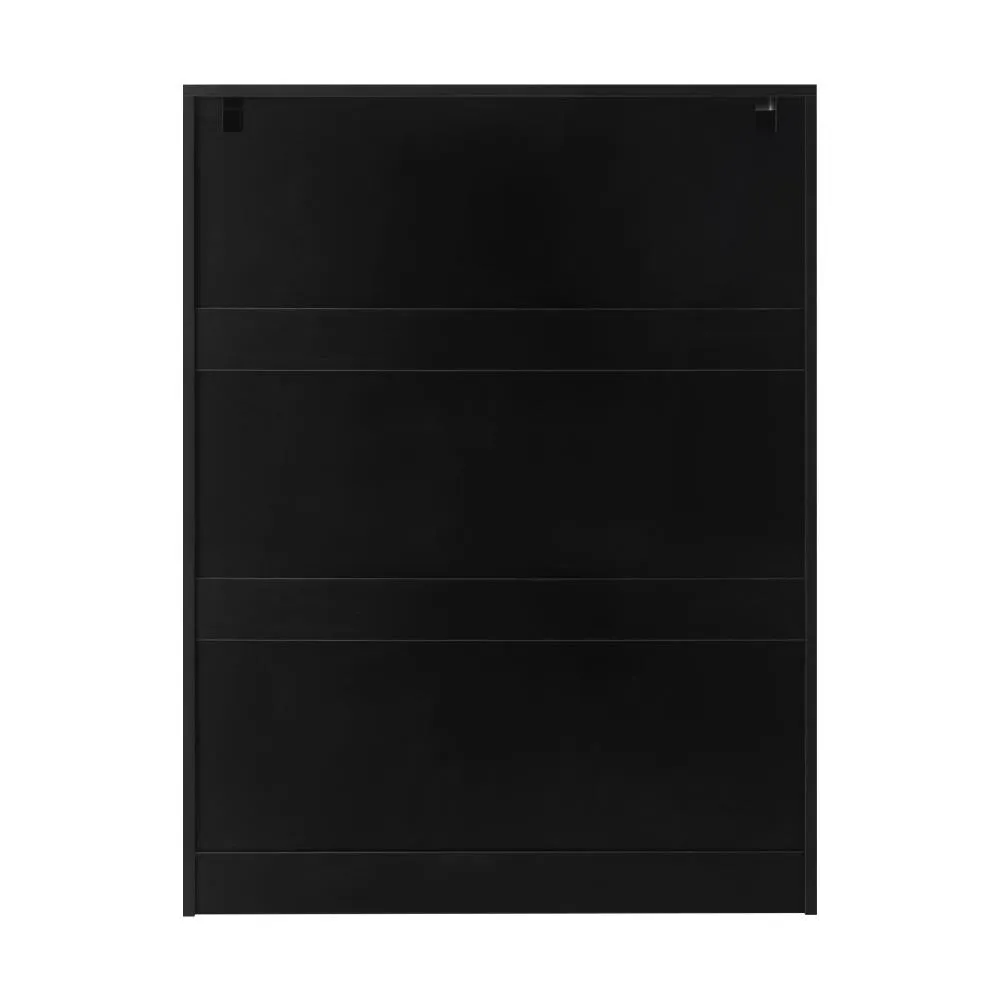 ELOUEF 6 Chest of Drawers Tallboy Storage Cabinet Dresser Bedroom Black