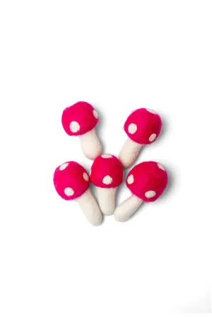 Felt Mushroom: Handcrafted from 100% Wool