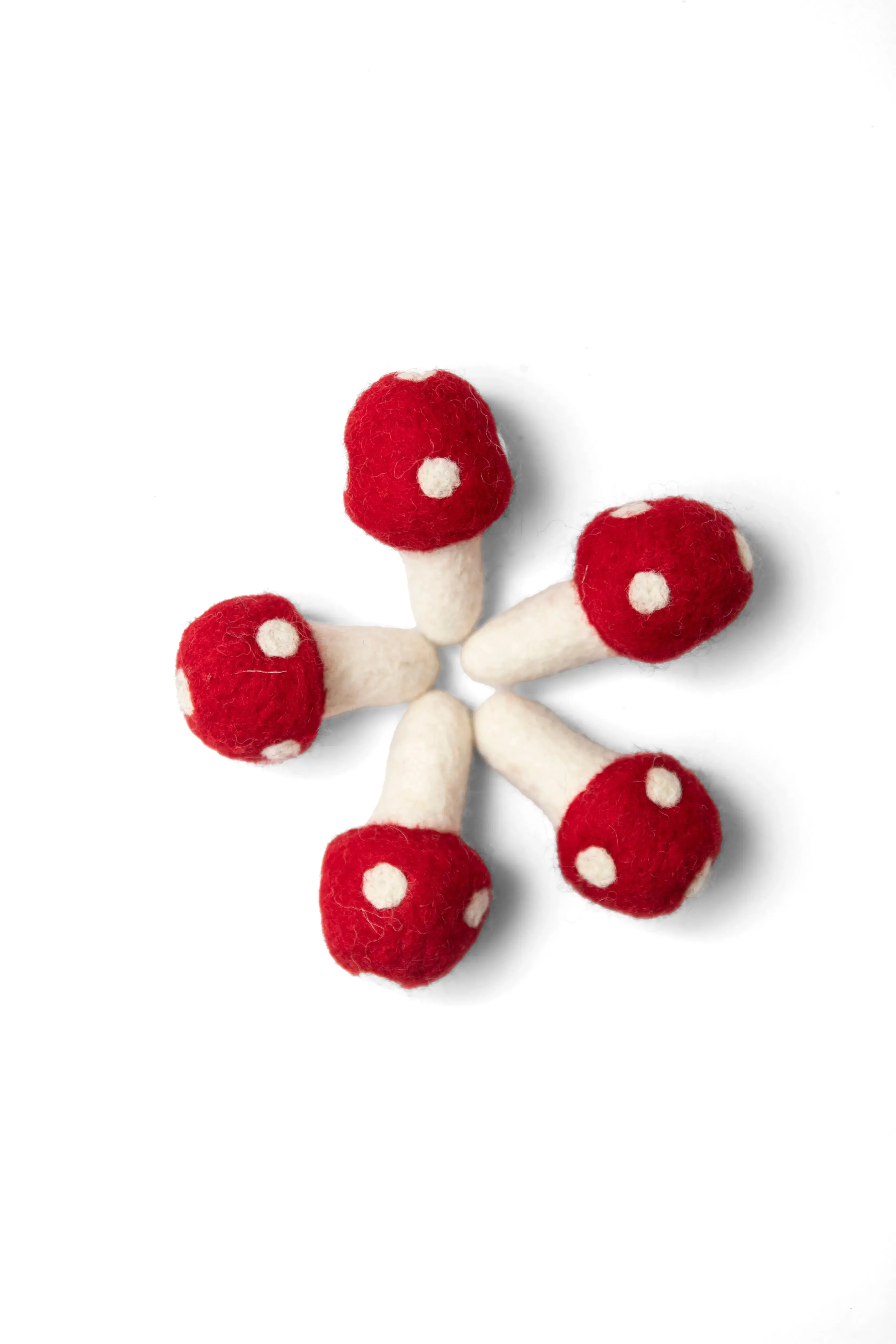 Felt Mushroom: Handcrafted from 100% Wool