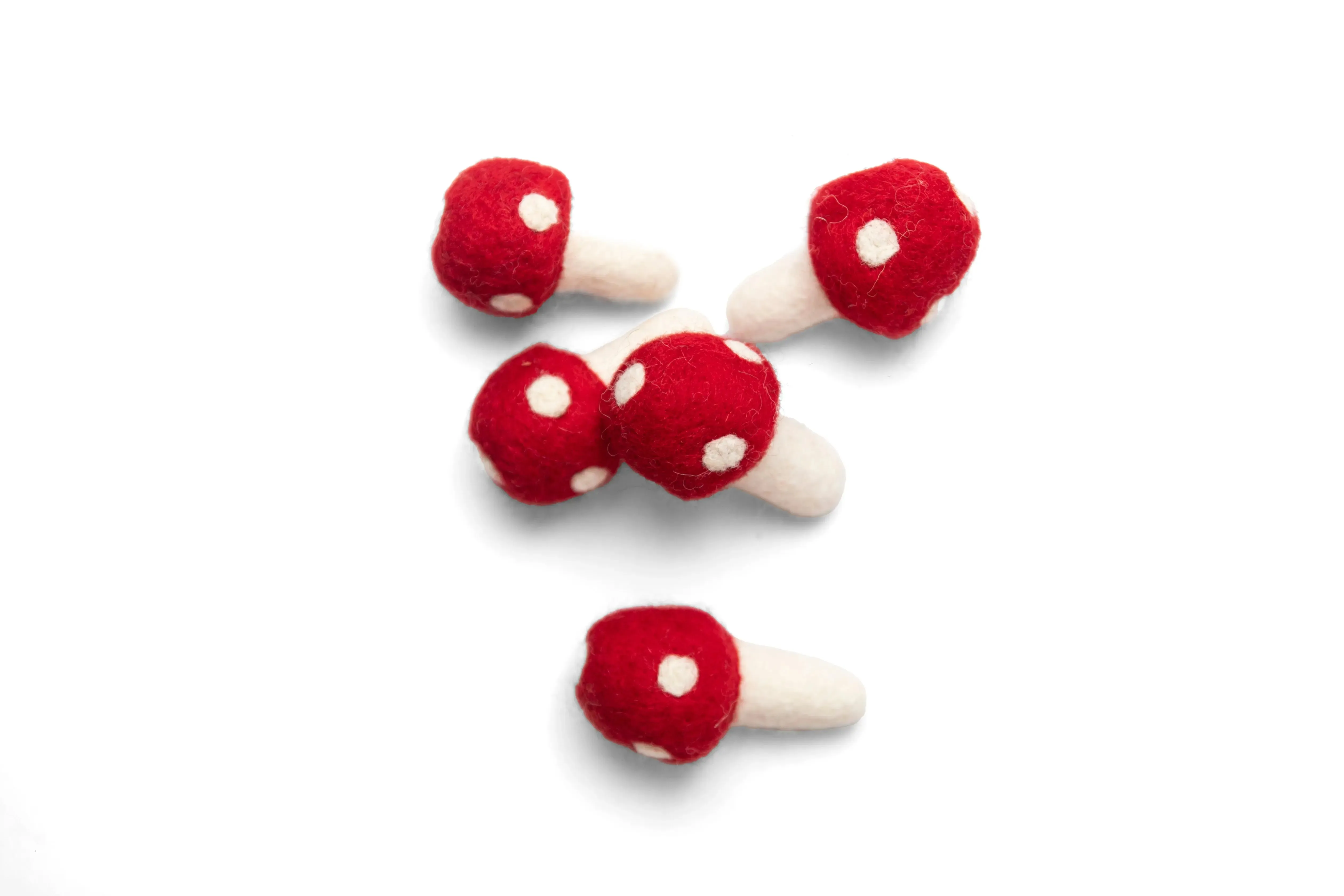 Felt Mushroom: Handcrafted from 100% Wool