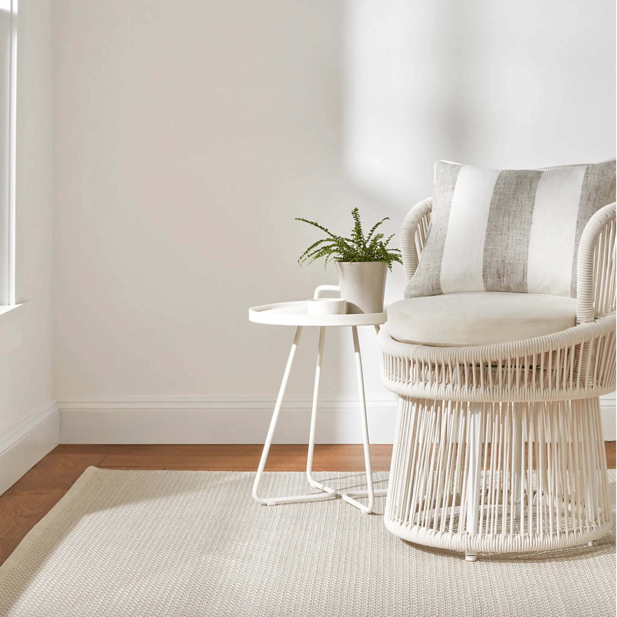 Finn Handwoven Indoor/Outdoor Rug - Platinum