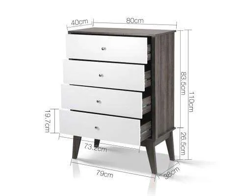 Four Chest of Drawers