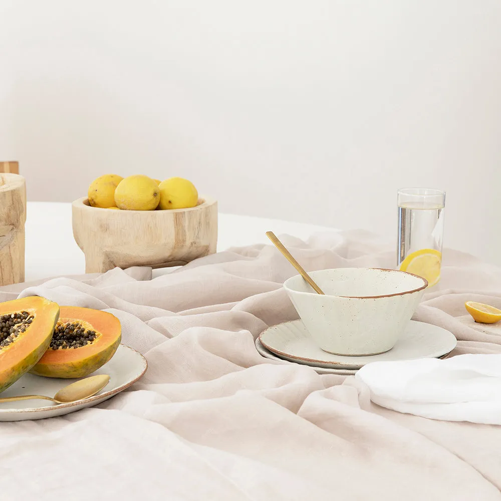 French Flax Linen Rectangle Tablecloth
