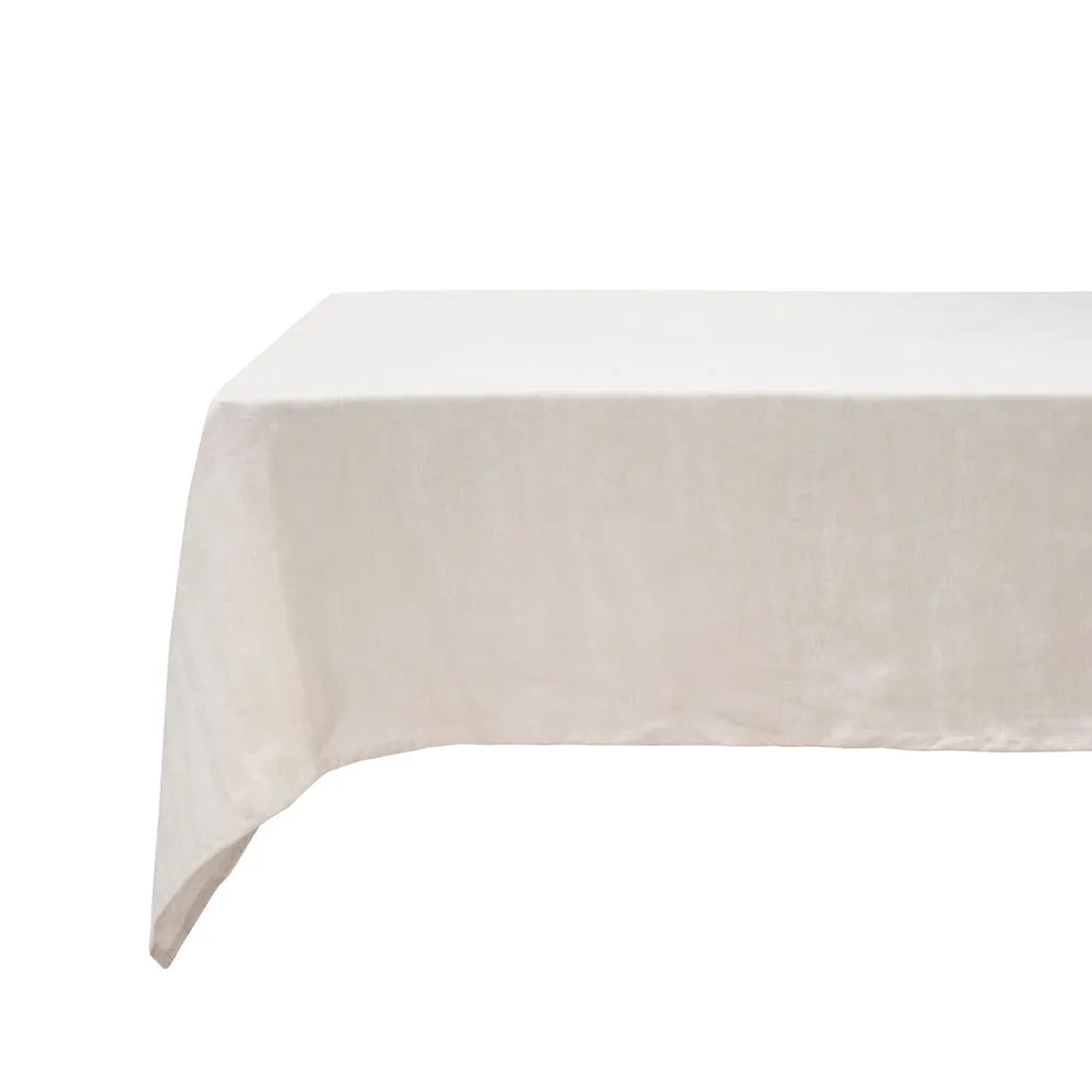 French Flax Linen Rectangle Tablecloth