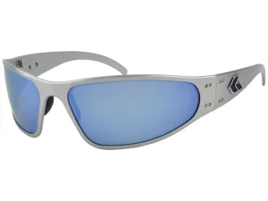 Gatorz  WRAPTOR Brushed / Smoked w/ Blue Mirror POLARIZED