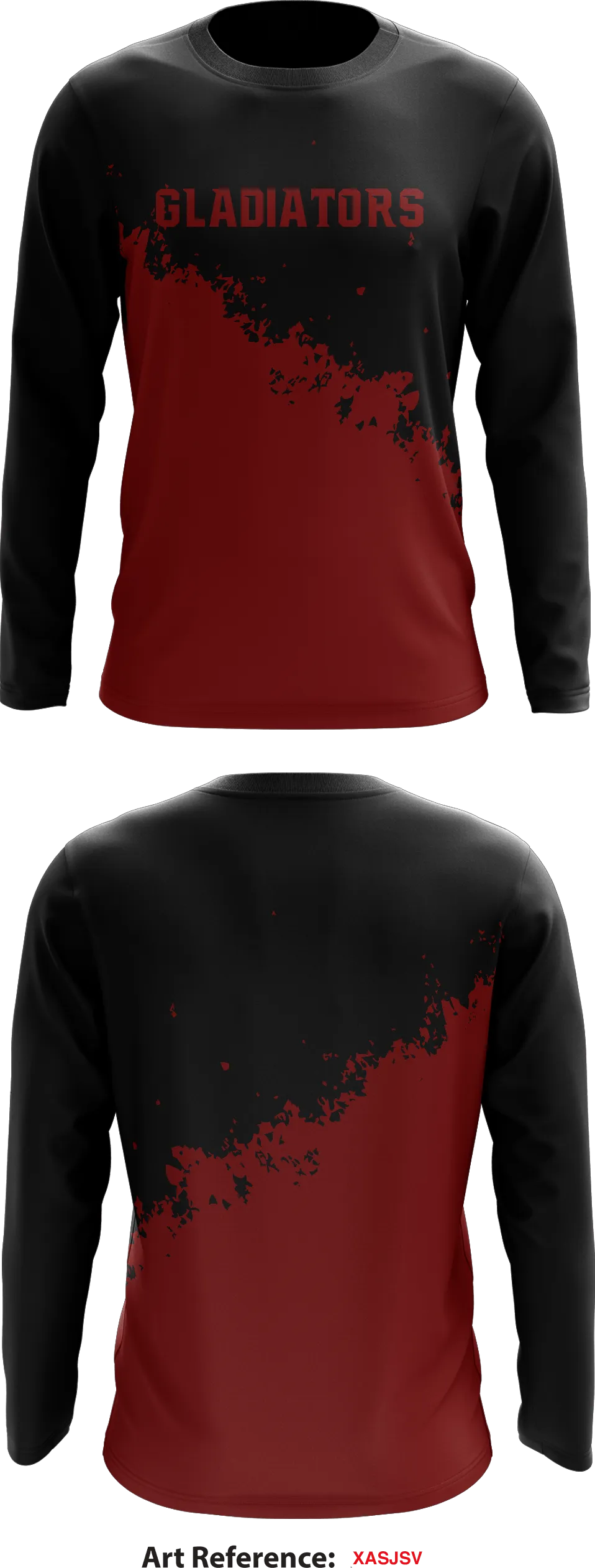 Gladiators Store 1  Core Men's LS Performance Tee - xasJSv