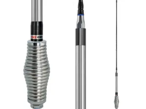 GME AE4018K1 UHF Elevated Feed Antenna BLK 6.6dBi 850mm Part No. AE4018K1
