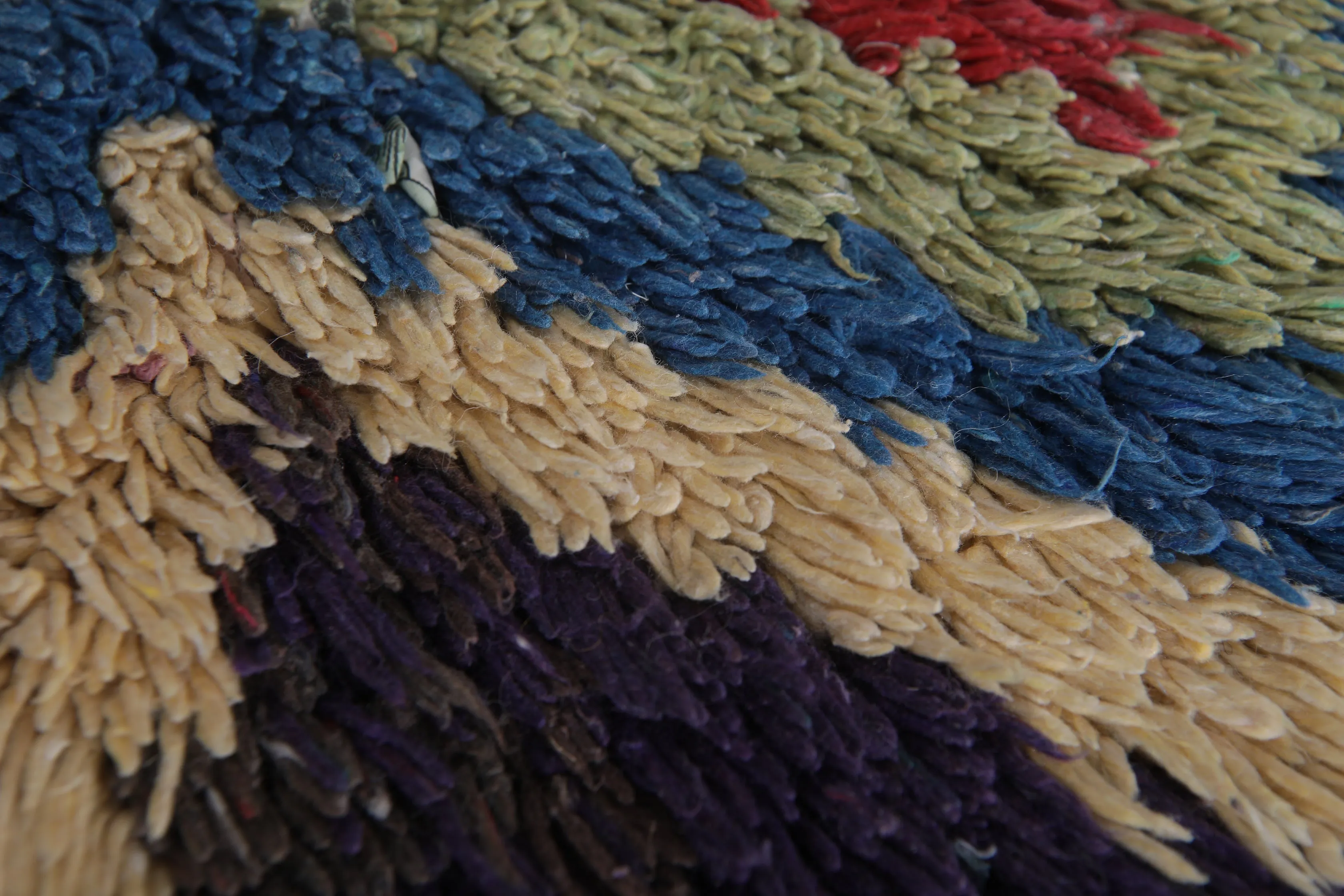 Handwoven Colorful Moroccan Rug – Unique Design | 3.2 x 6.7 FT