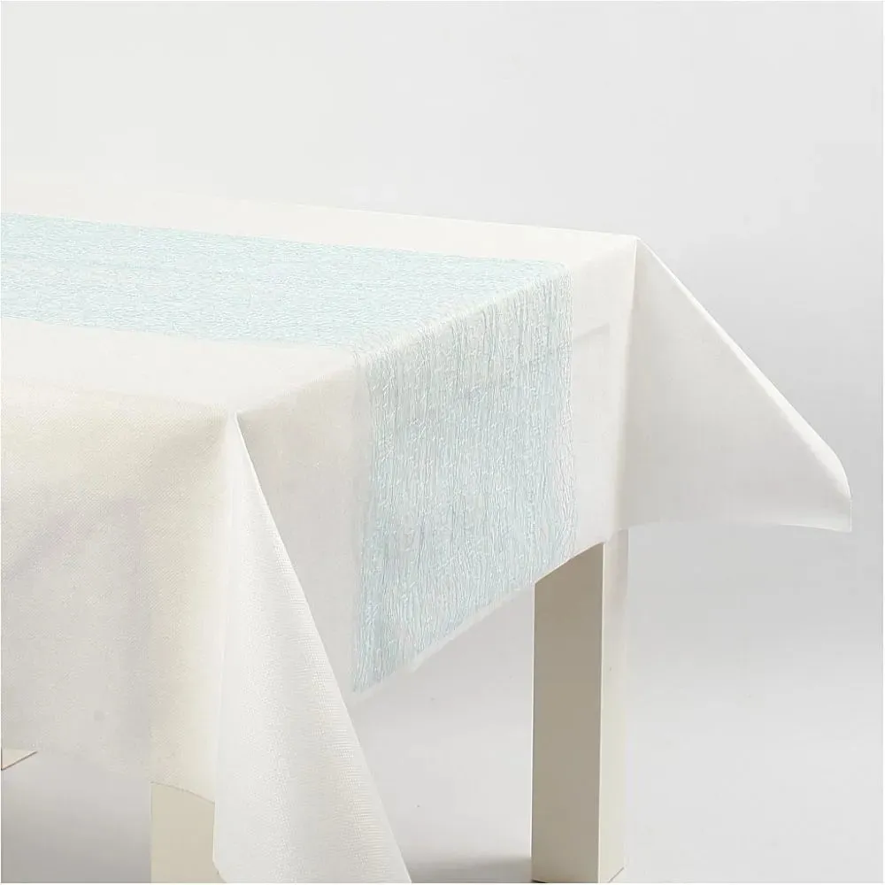 Happy Moments Assorted Colour Netted Table Runner Party Supply Fabric Craft 10 m