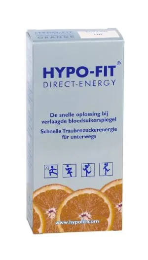 Hypo-Fit Direct Energy Gel Sachet Orange 12Pk