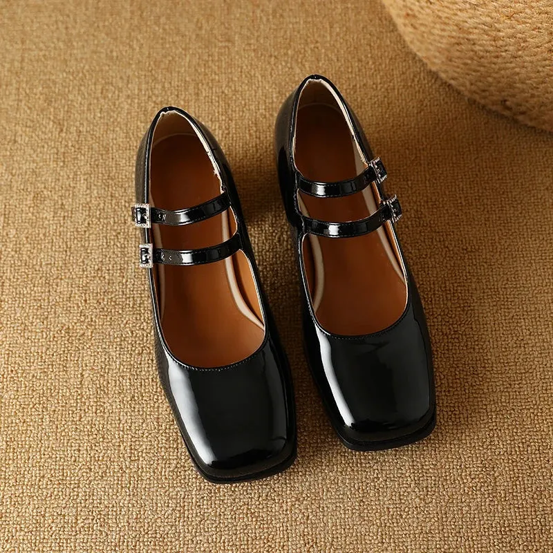 Jollie Double Strap Maryjane Pumps
