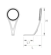 Kigan S Single Foot Spinning Guides