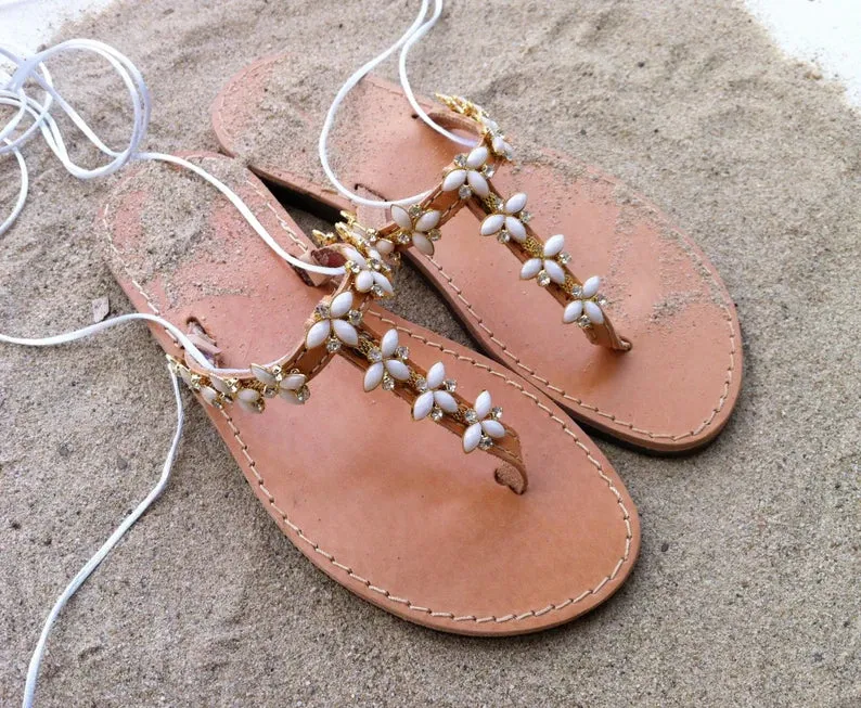 Lace up Bridal shoes