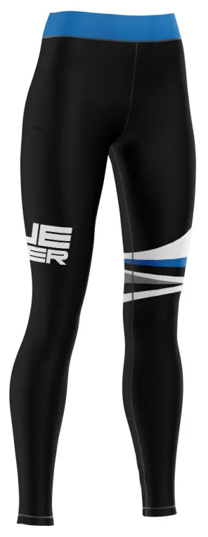 Legging long réversible avec 1 poche  - Blue Runner