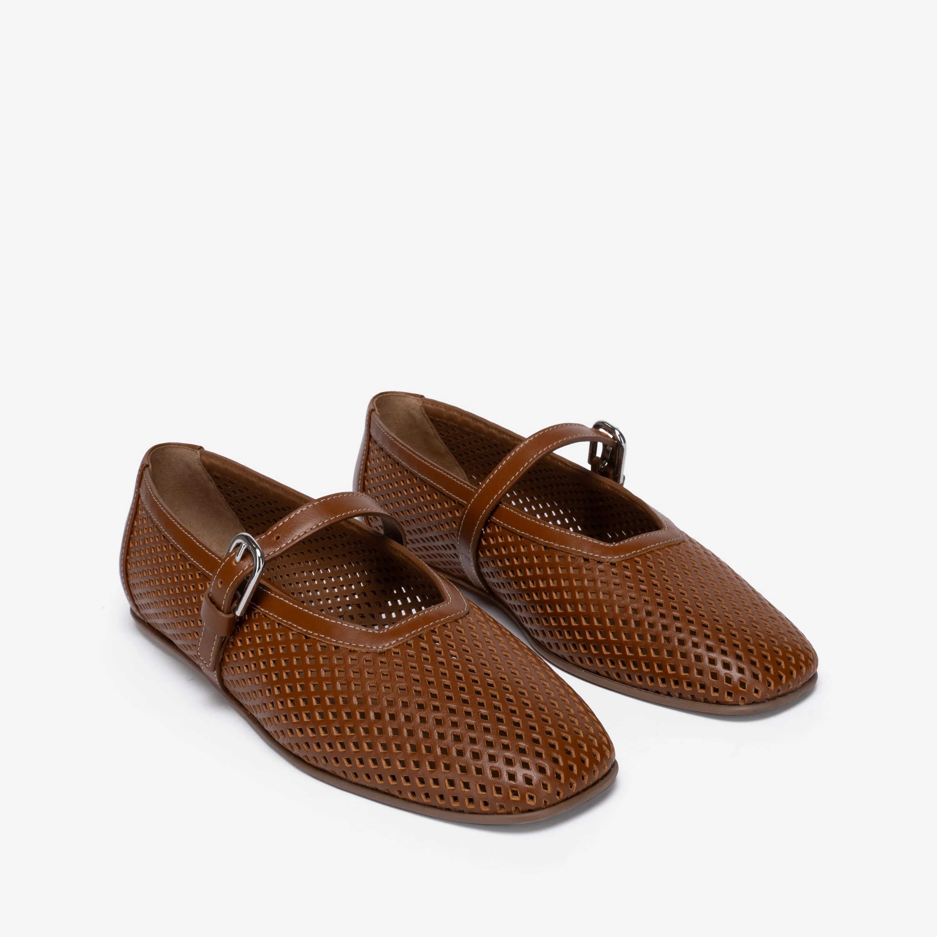 Lido Ballet Tan Perforated