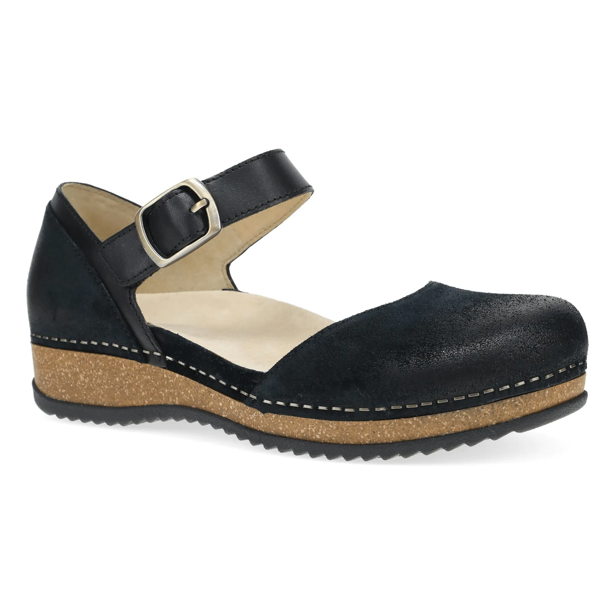 Mae | Burnished Suede | Black