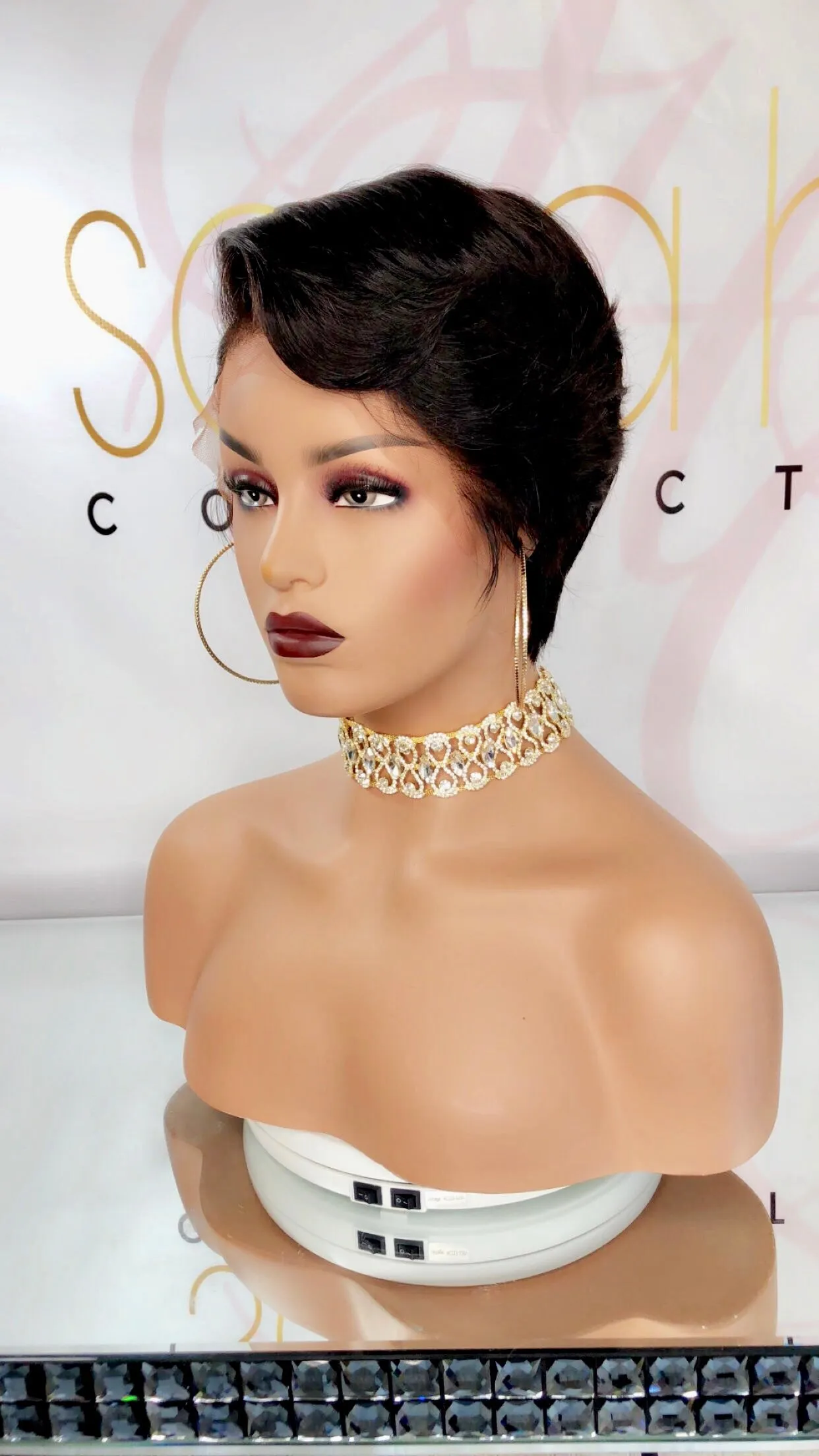 MaryJane - Straight Pixie Frontal Wig