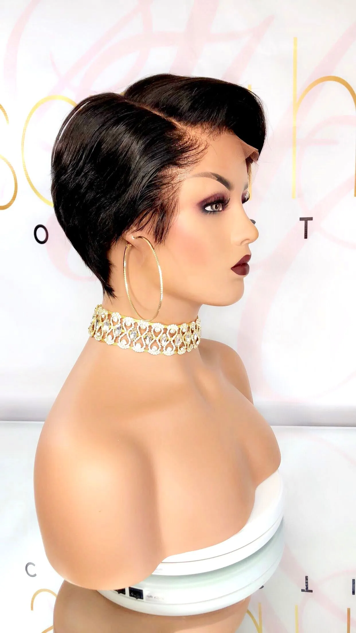 MaryJane - Straight Pixie Frontal Wig