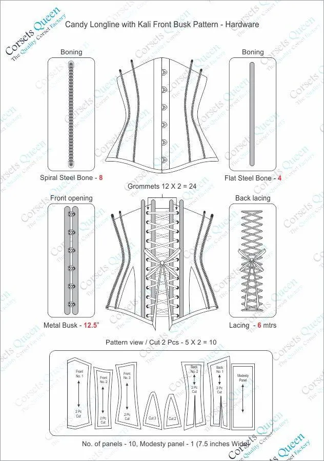 Maryjane Underbust Corset