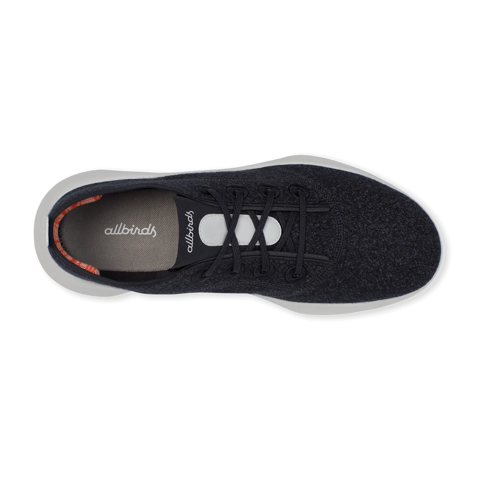 Men's SuperLight Wool Runners - Natural Black (Light Grey Sole)