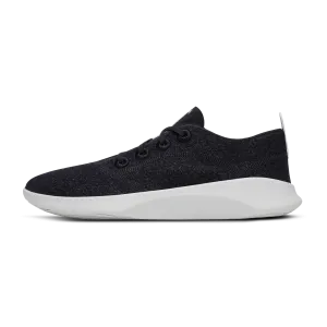 Men's SuperLight Wool Runners - Natural Black (Light Grey Sole)