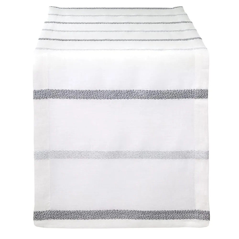 Metallic Band Runner Silver