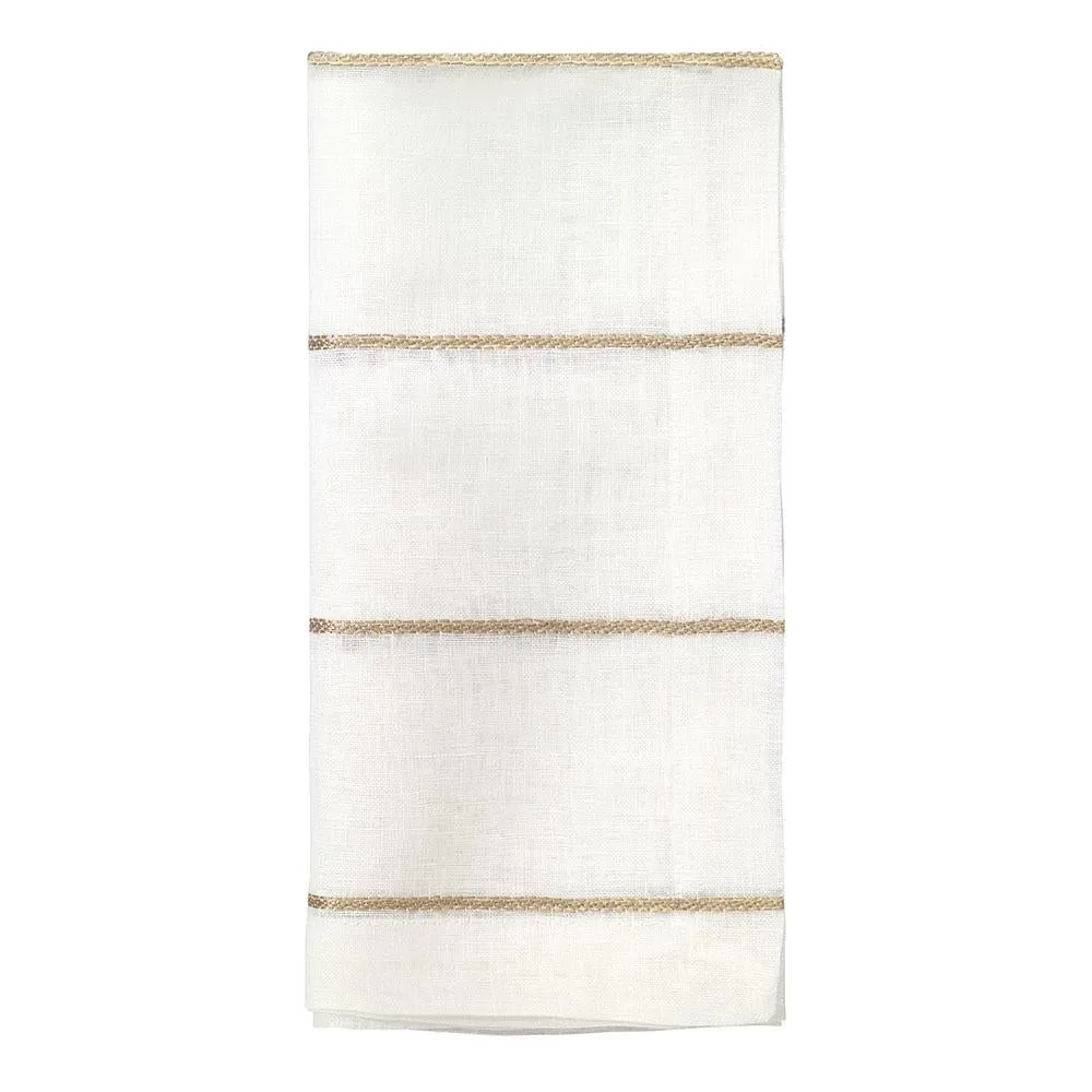 Metallic Thread Napkins