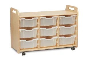 Millhouse Tray Storage Unit - 6 Shallow and 6 Deep Trays