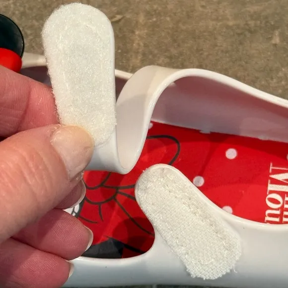 Mini Melissa white, black, red Minnie ears Maryjanes