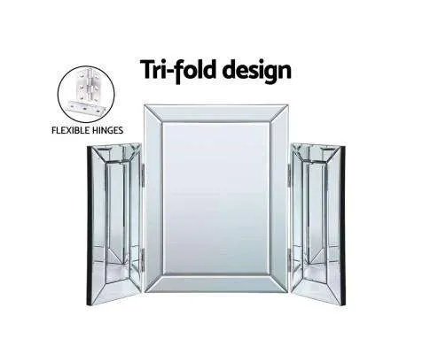 Mirrored Furniture Dressing Table Dresser Mirror Stool Chest of Drawers