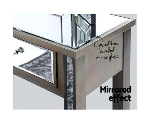Mirrored Furniture Dressing Table Dresser Mirror Stool Chest of Drawers