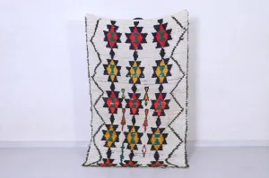 Moroccan Handmade Rug – Geometric Star Patterns 3.5 x 5.3 FT