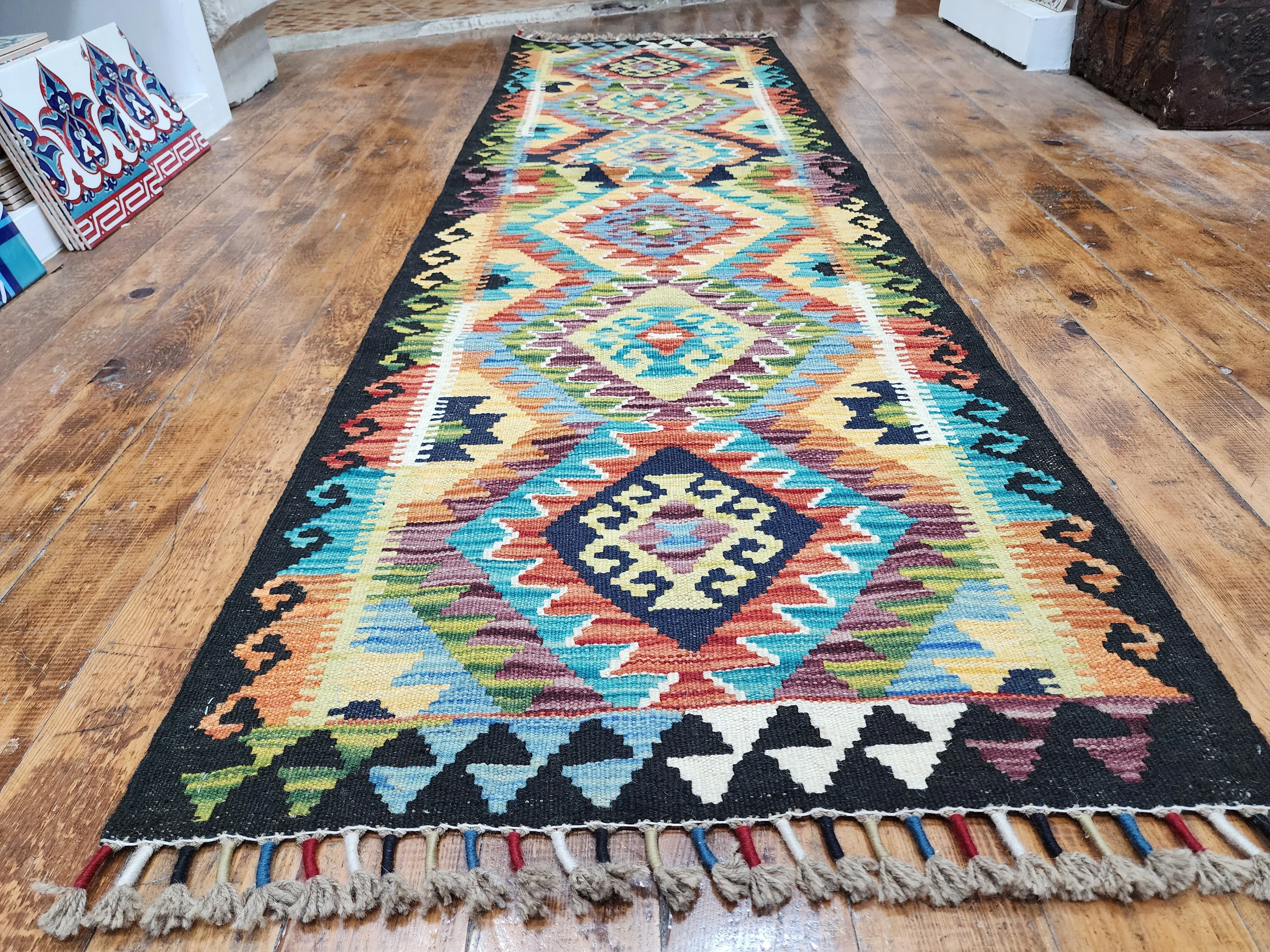 Narrow Kilim Runner 1'11''x6'4''