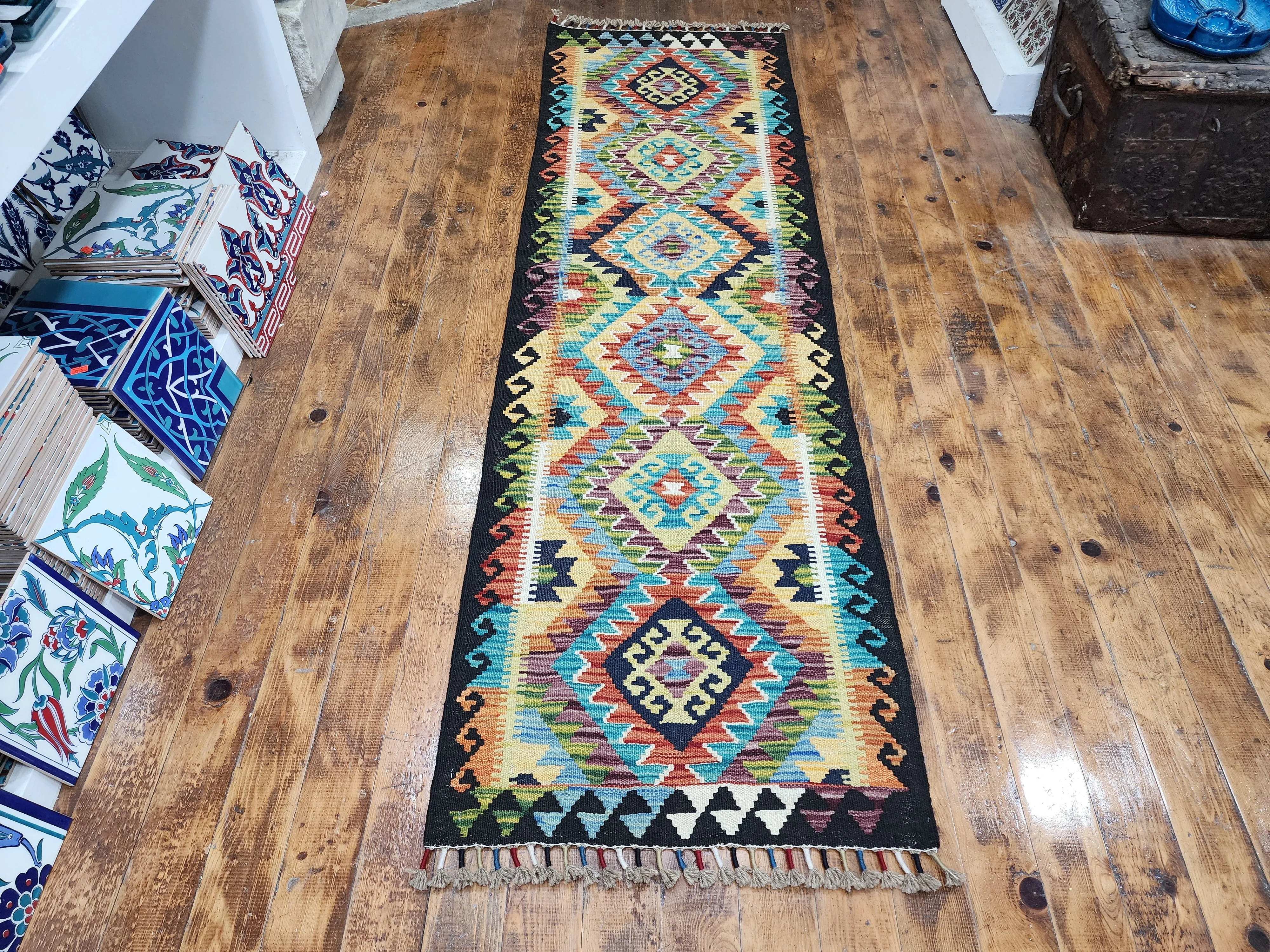 Narrow Kilim Runner 1'11''x6'4''