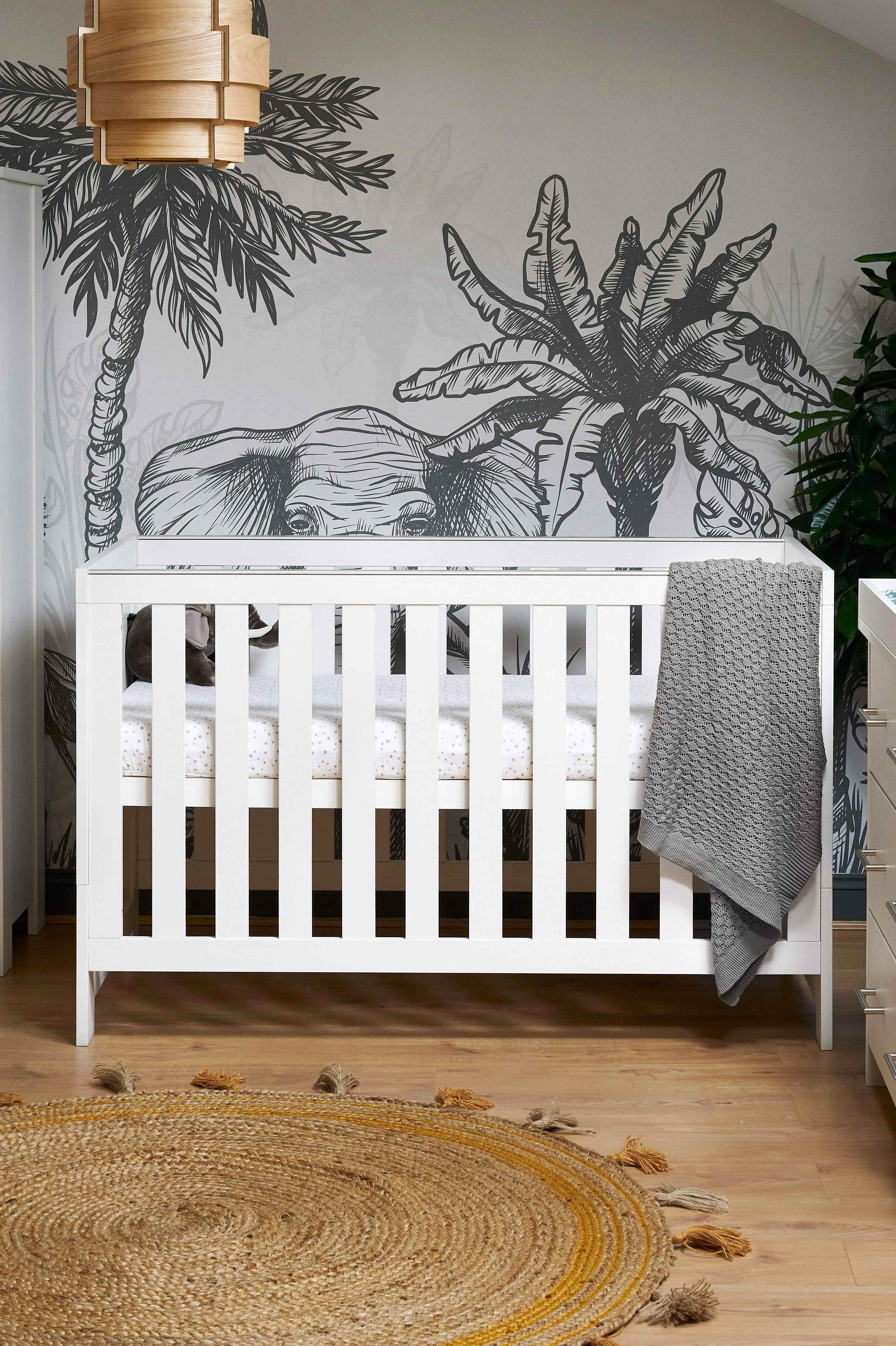 Obaby Nika 2 Piece Room Set - White Wash