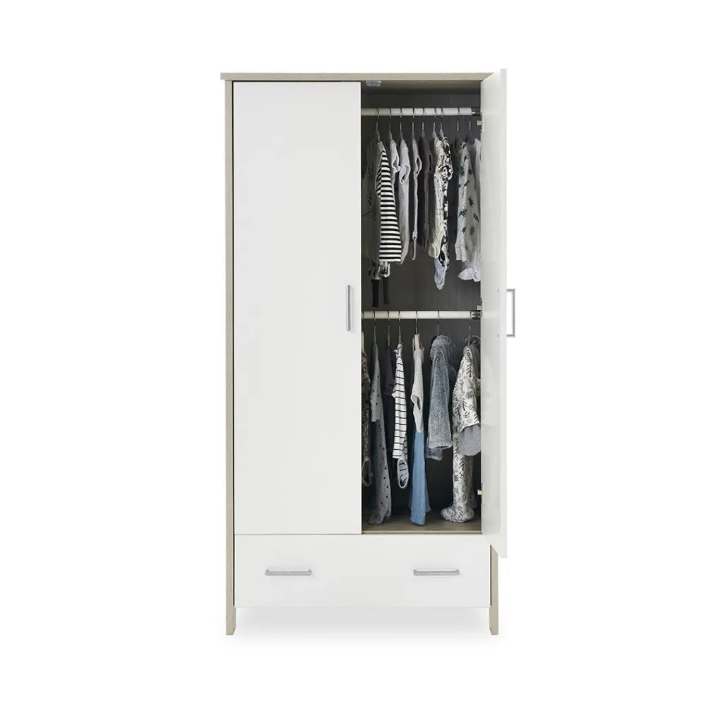 OBABY Nika 3 Piece Room Set - Grey Wash & White