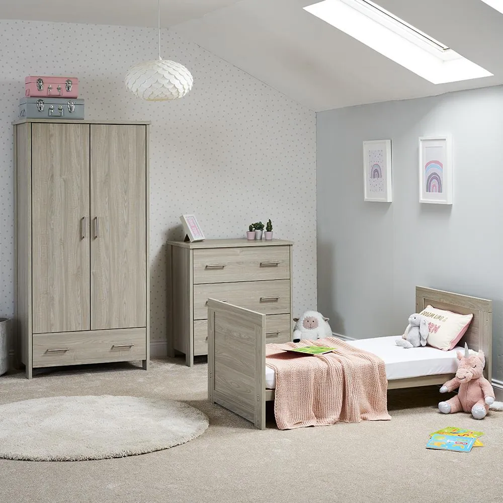 Obaby Nika 3 Piece Room Set - Grey Wash