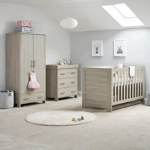 Obaby Nika 3 Piece Room Set - Grey Wash