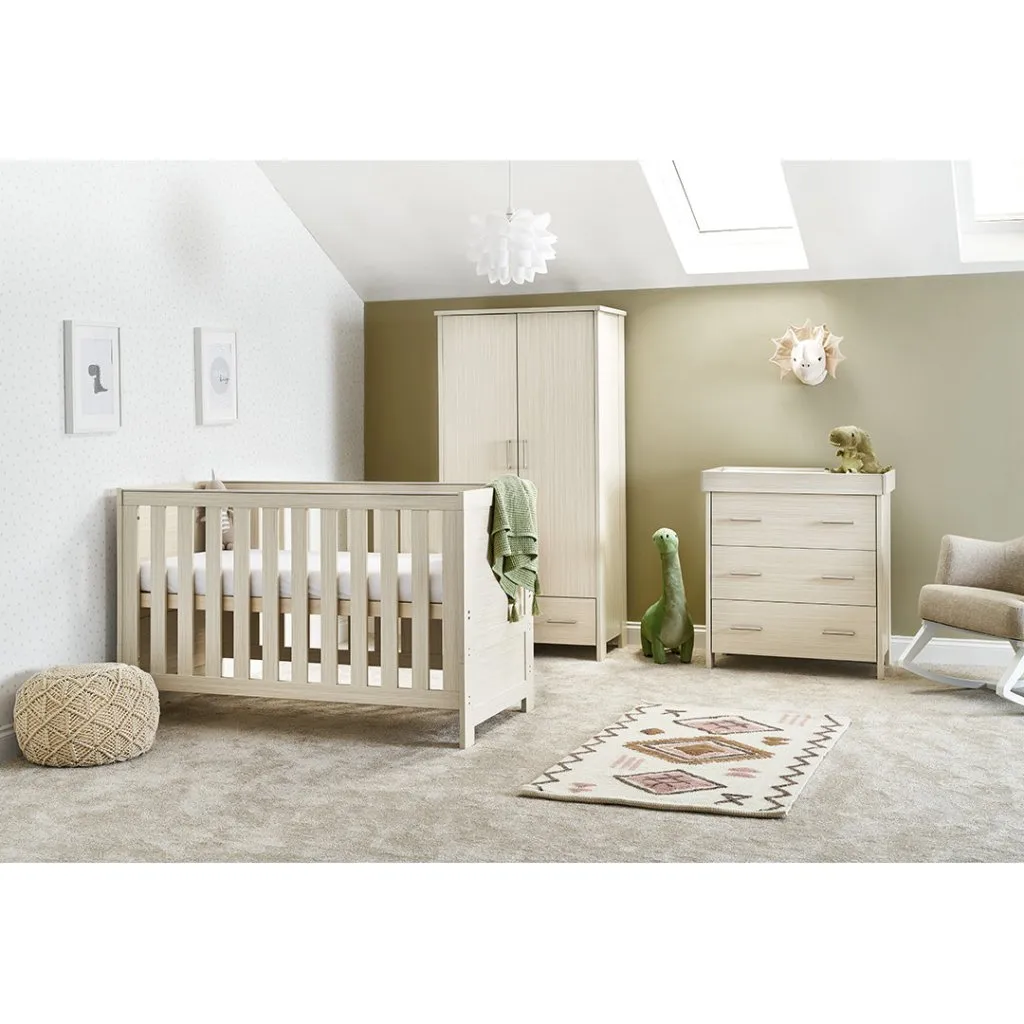 OBABY Nika 3 Piece Room Set - Oatmeal