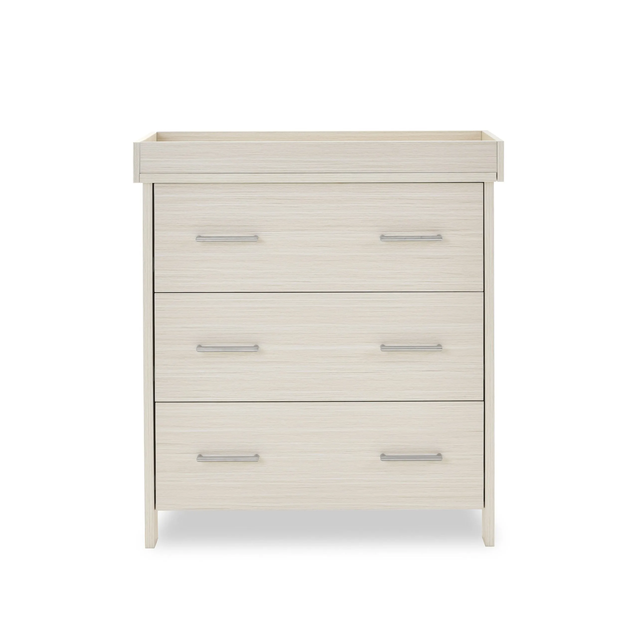 Obaby Nika 3 Piece Room Set with Cot Bed & Changing Unit - Oatmeal