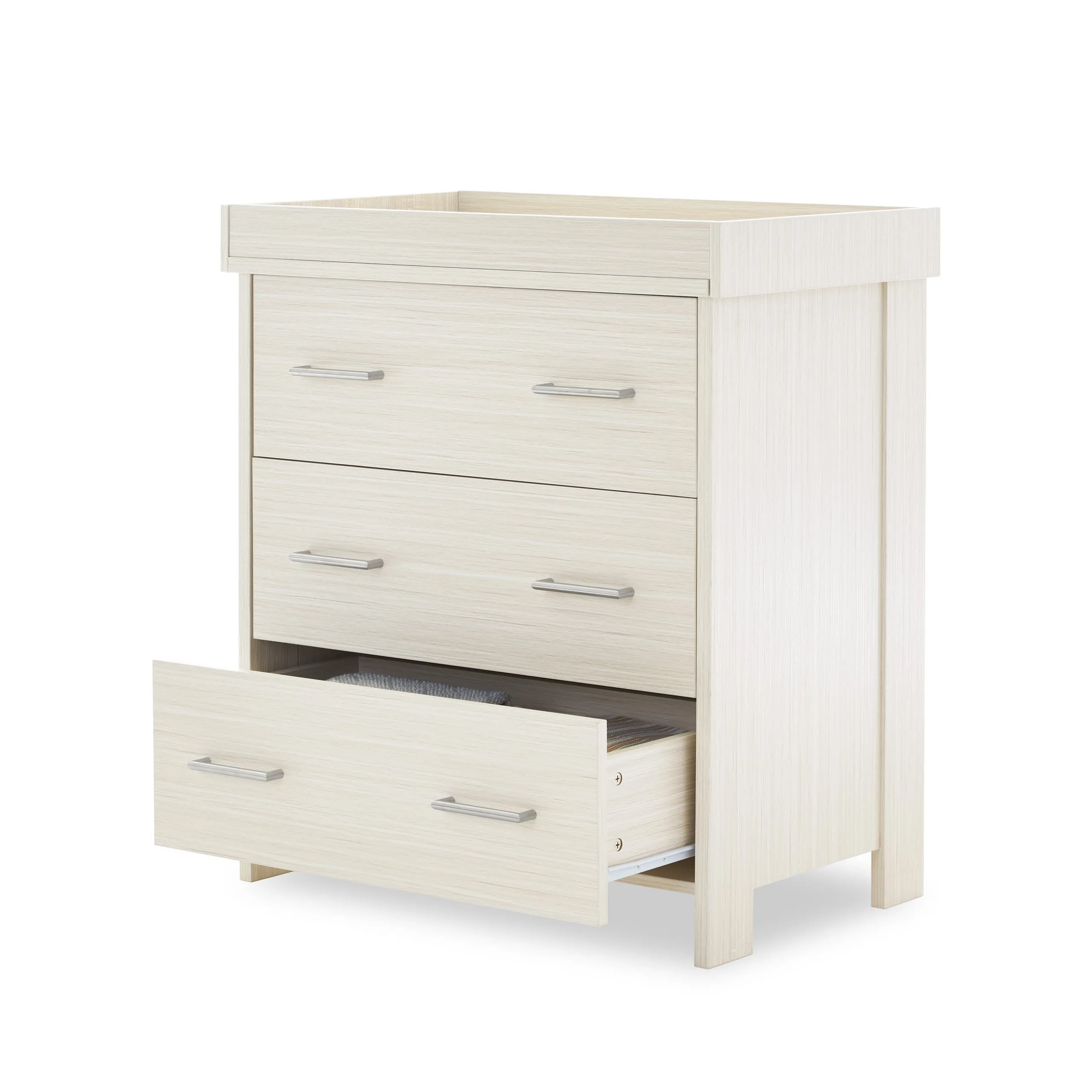 Obaby Nika 3 Piece Room Set with Cot Bed & Changing Unit - Oatmeal