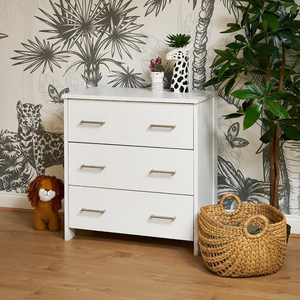 OBABY Nika Changing Unit - White Wash