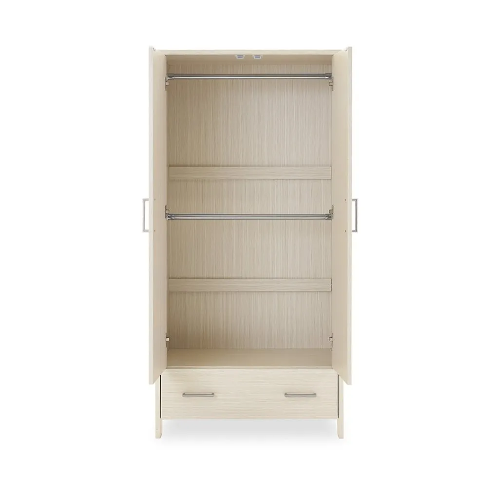 OBABY Nika Double Wardrobe - Oatmeal