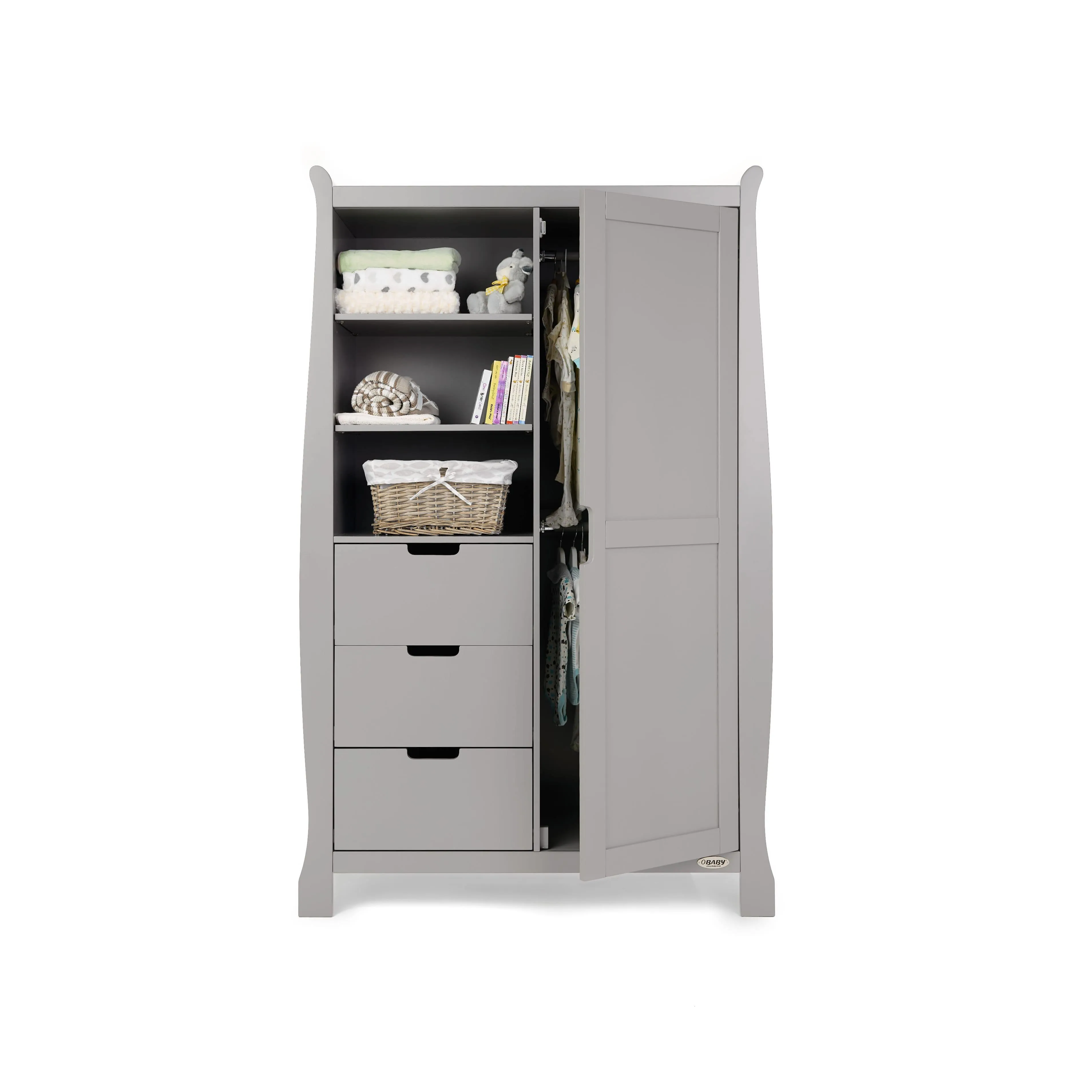 Obaby Stamford Classic 7 Piece Room Set Warm Grey