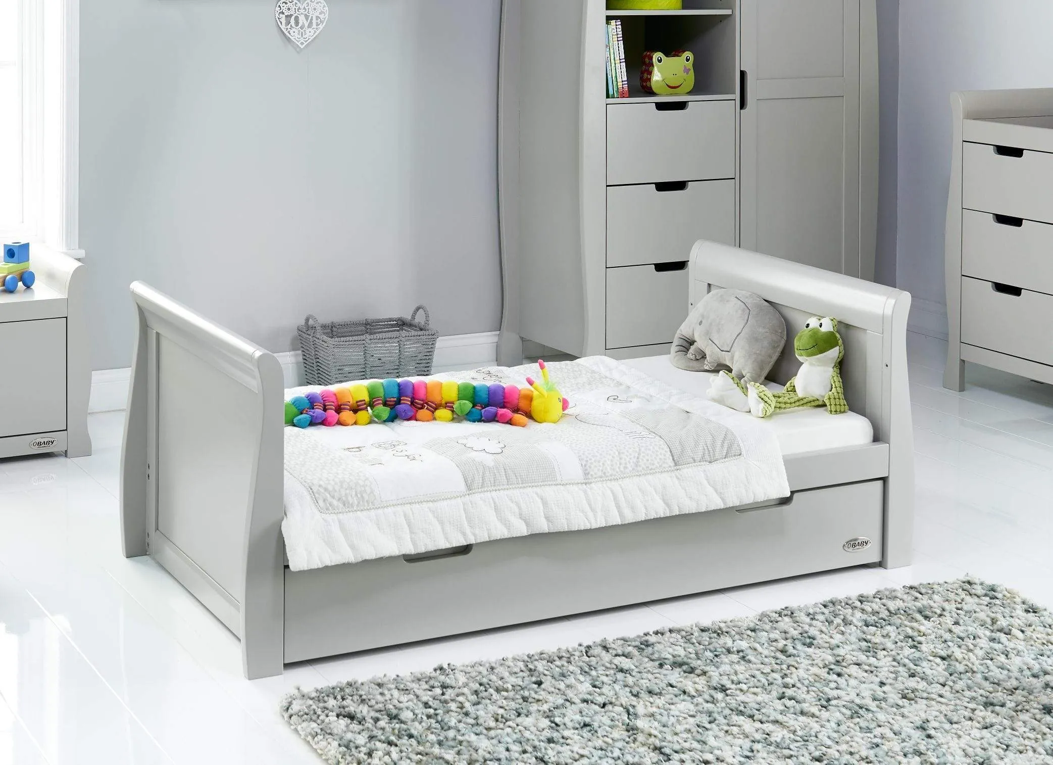 Obaby Stamford Classic 7 Piece Room Set Warm Grey