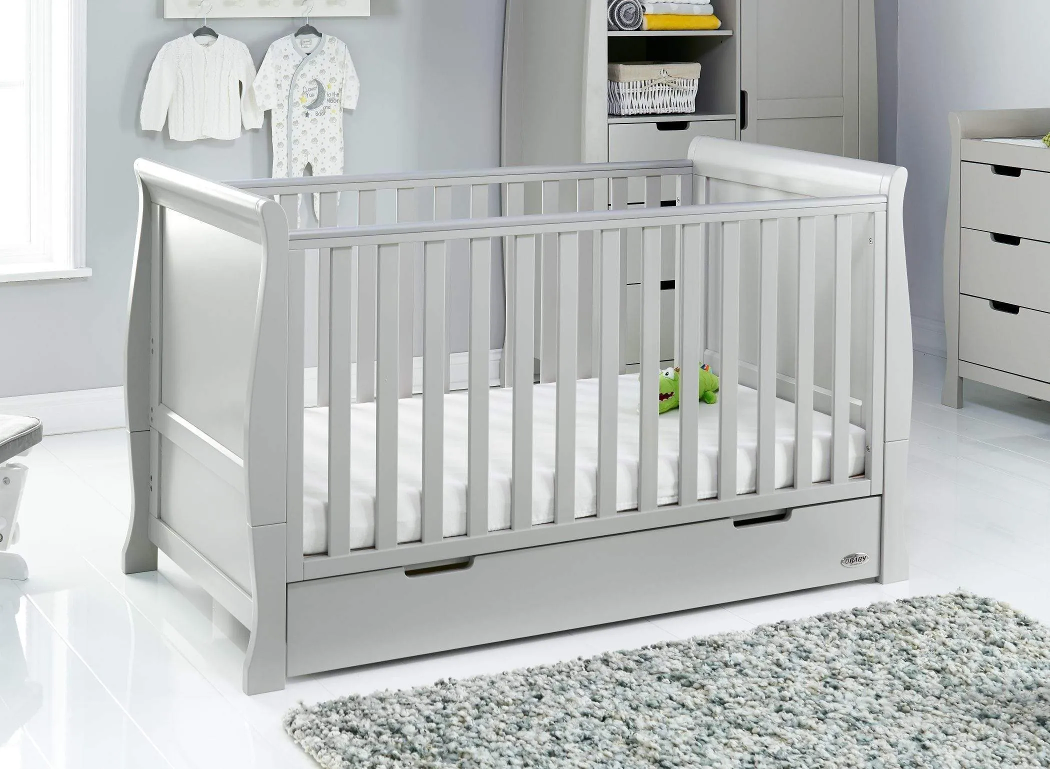 Obaby Stamford Classic 7 Piece Room Set Warm Grey
