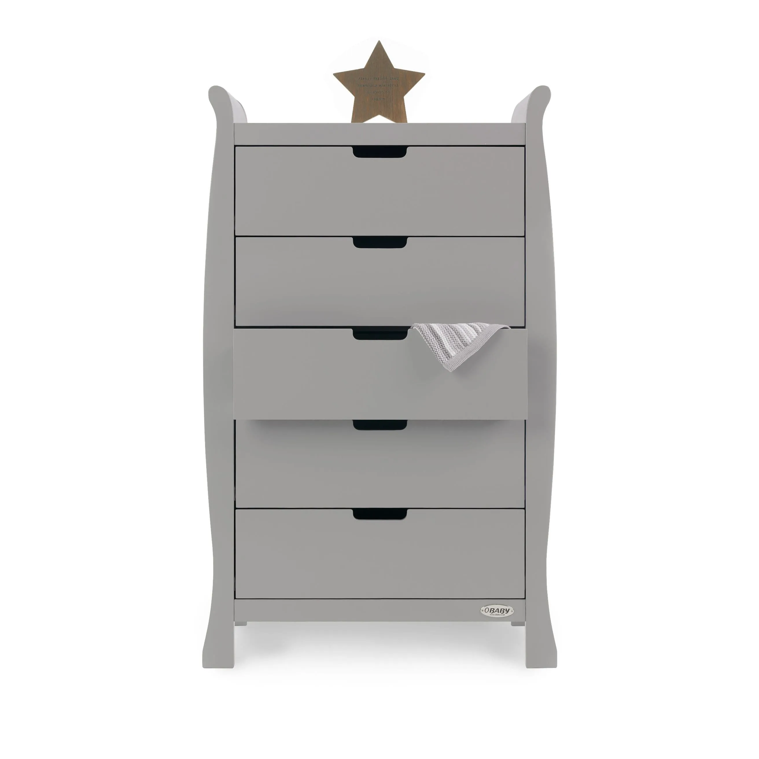 Obaby Stamford Classic 7 Piece Room Set Warm Grey
