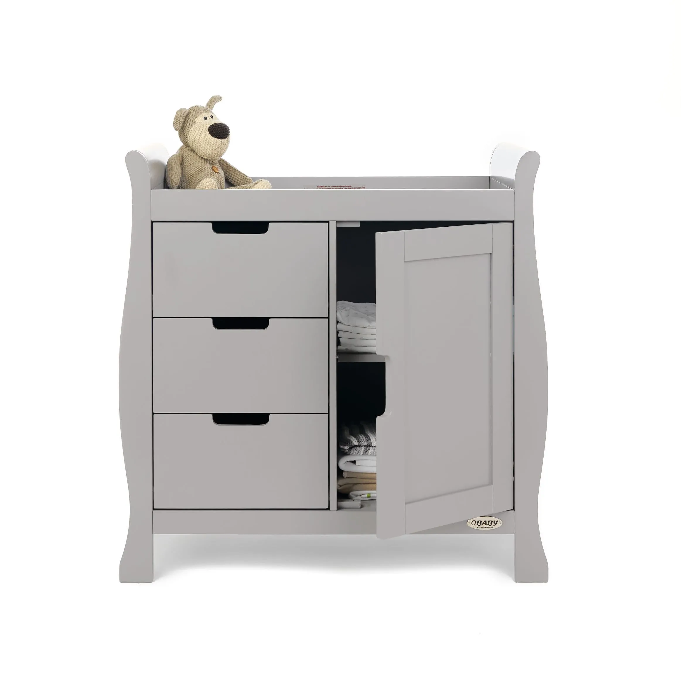 Obaby Stamford Classic 7 Piece Room Set Warm Grey