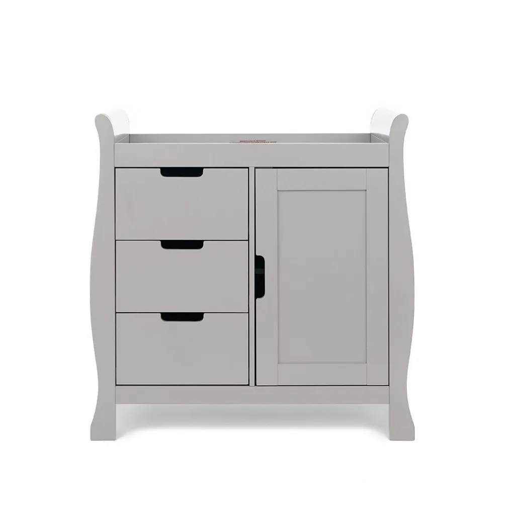 OBABY Stamford Luxe 4 Piece Room Set - Warm Grey